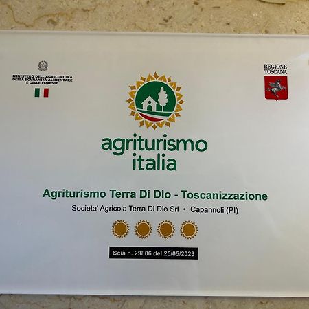 Вилла Agriturismo Terra Di Dio Toscanizzazione Капанноли Экстерьер фото